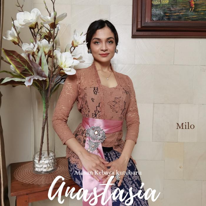 Gambar Kebaya Semifrance Anastasia - Milo, L dari Jasmine Kebaya Bali undefined Tokopedia