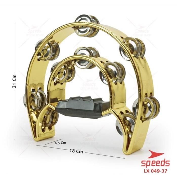 Gambar Tamborin alat musik krecekan Tamborine alat instrumen musik 049-37 - Gold dari Besar sport undefined Tokopedia