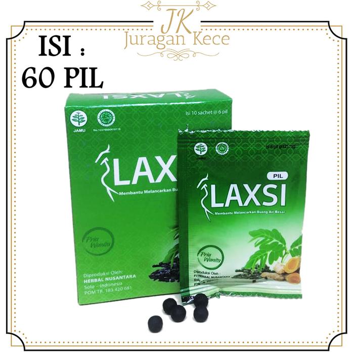 Gambar Laxsi 60 Pil Pelancar BAB Peluntur Lemak Susut Perut Pelangsing Alami dari Juragan Kece Store undefined Tokopedia