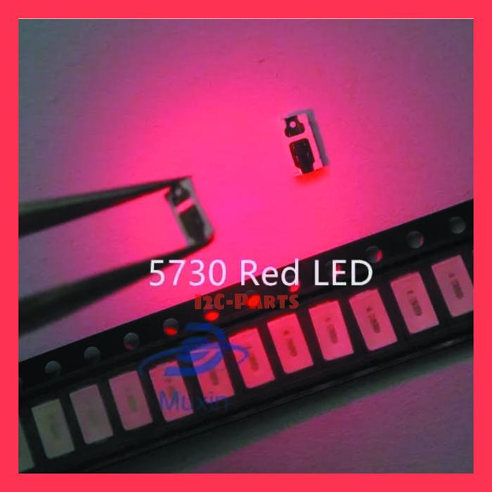 Gambar 5730 LED SMD SMT CHIP 0.2W 60mA 5730 Light Emiting Diode Pilihan Warna - Merah dari I2C Parts undefined Tokopedia