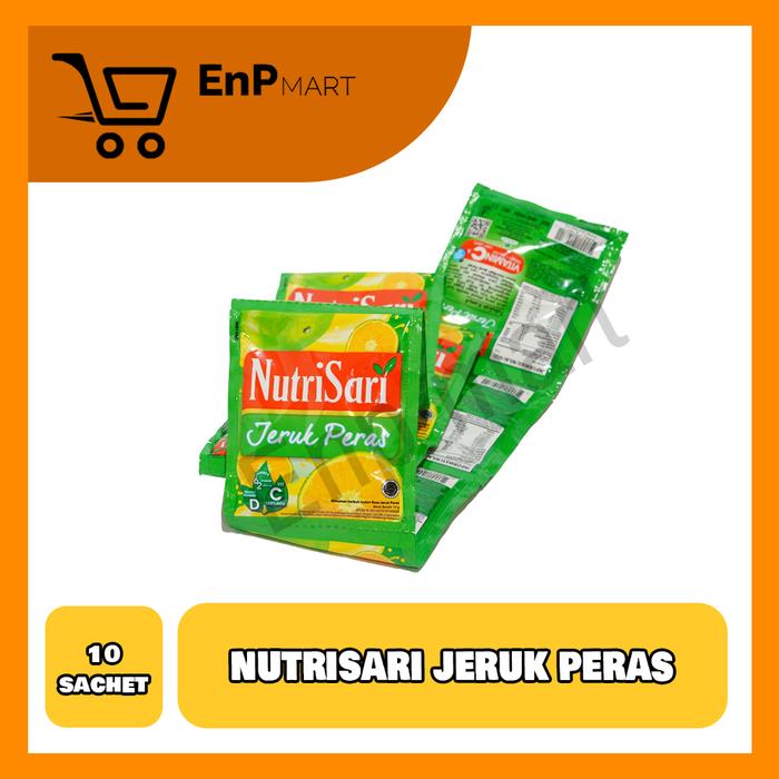 Gambar NutriSari Jeruk Peras - 1 Renceng isi 10 Sachet dari EnP Mart undefined Tokopedia