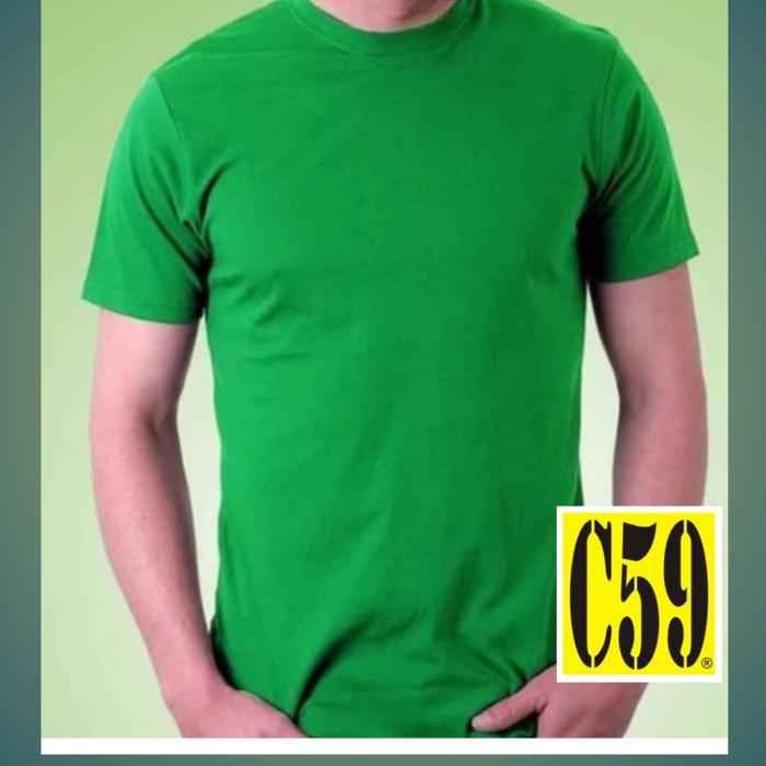 Gambar C59 ORIGINAL COTTON PREMIUM DISTRO C59 ORIGINAL kaos polos,baju HIJAU - M dari SHERLY & SILVI undefined Tokopedia