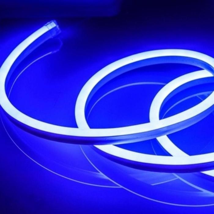 Gambar Paket Lampu LED Neon Flex 220V 1m - 5m Lengkap Tinggal Colok - Biru, 5m+colokan dari Listrik-store undefined Tokopedia