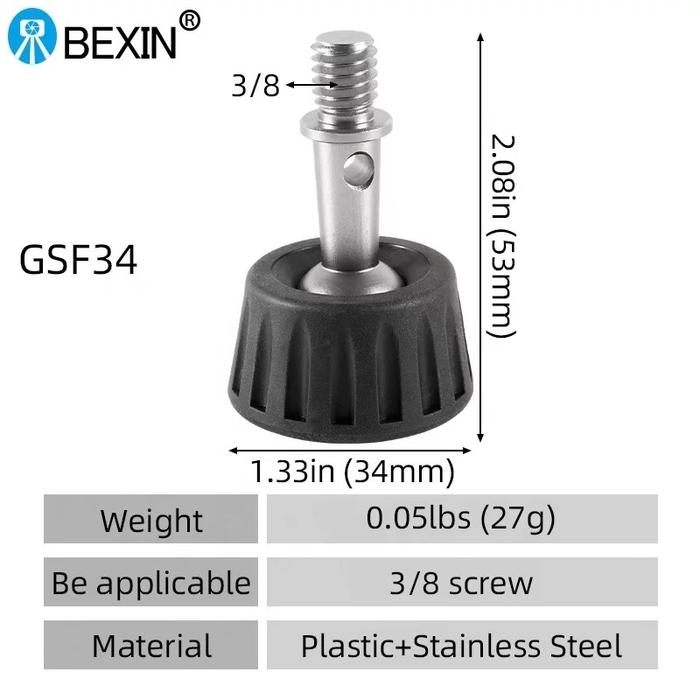 Jual BEXIN GSF34 Tripod Monopod Universal Feet Standard Size 3/8