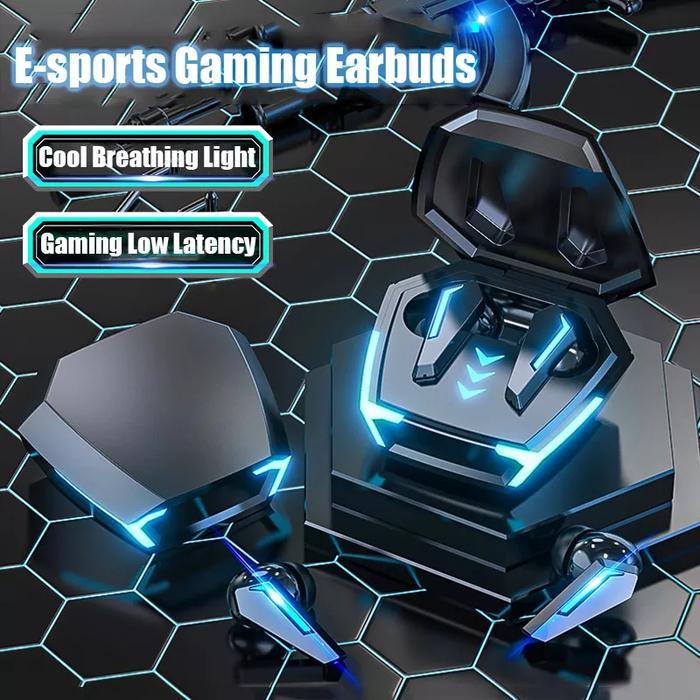 Gambar M10 Tws Earphone Headset Bluetooth Gaming Stereo Mikrofon Full Bass - TWS M10 HITAM dari dhevcell212 undefined Tokopedia