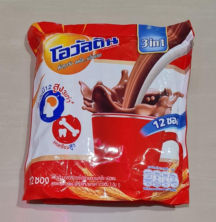 Gambar Ovaltine 3 in 1 Malt Extract Drink Chocolate Flavor 12 x 29 Gram dari Tokcau undefined Tokopedia