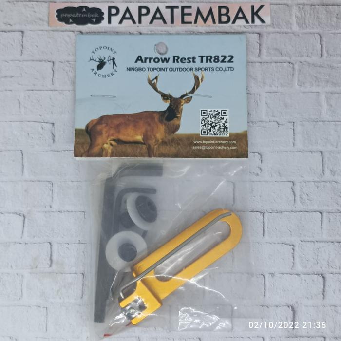 Gambar Arrow Rest Magnetic Wrap Around Busur Recurve Barebow - Kuning dari papatembak undefined Tokopedia