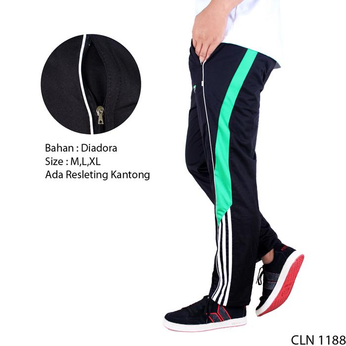 Gambar Celana Panjang Pria Keren Terbaru Celana Training (CLN) - Hijau muda, M dari Gudang Fashion Id undefined Tokopedia