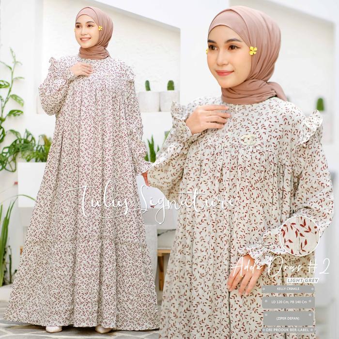 Gambar ADELA DRESS #2 BY TULUS SIGNATURE / ORIGINAL BERLABEL / MURAH ORI SOLO - Light Grey dari myshoeslove..id undefined Tokopedia
