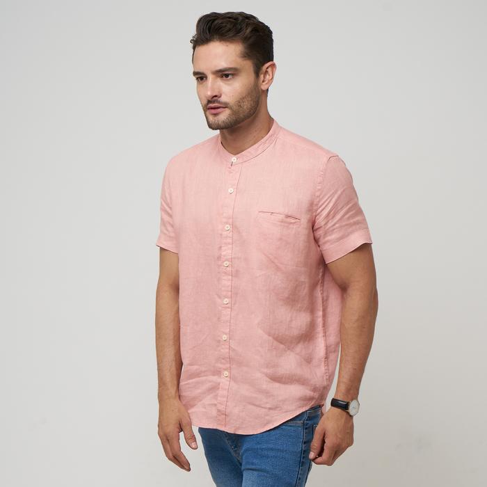 Gambar Peternation kemeja pure linen sanghai pendek all variant - Salmon, S dari PETERNATION undefined Tokopedia