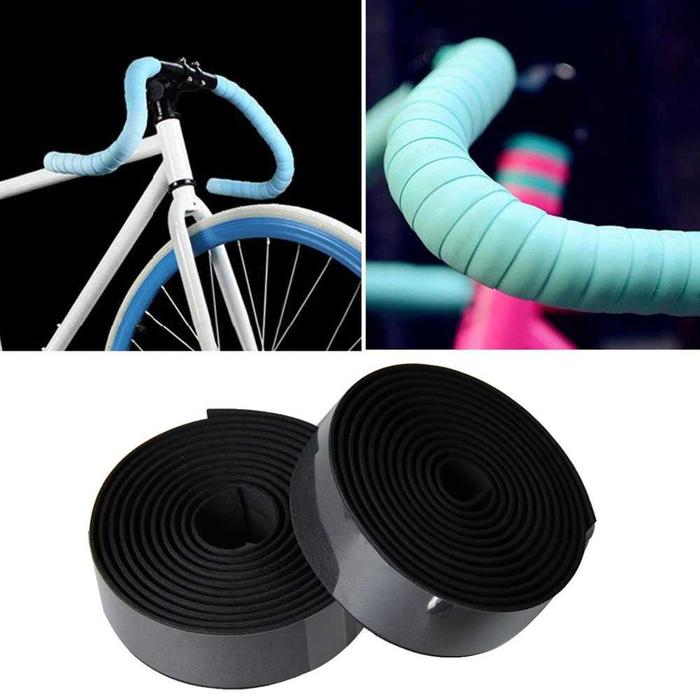 Gambar Bartape Handlebar Bar Tape Sepeda gowes nn store - Hitam dari NN Store Toko Sepeda undefined Tokopedia