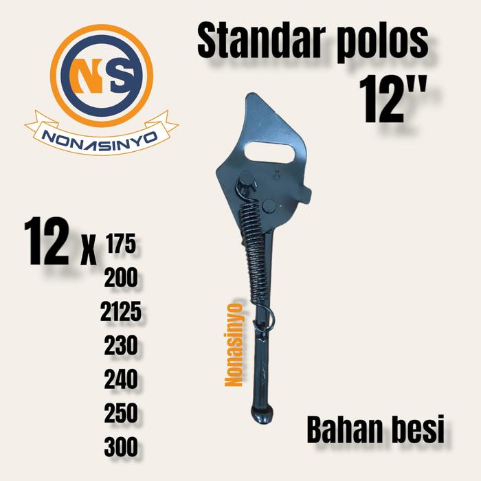 Gambar standar sepeda anak 12 16 20 inch besi hit - 12inch dari Nona & Sinyo undefined Tokopedia