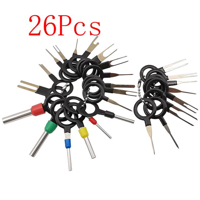 Gambar 26Pcs/39 Pcs Pin Extractor Kit Terminal removal tool pin extractor kit - 26pcs dari Daily-Mall undefined Tokopedia