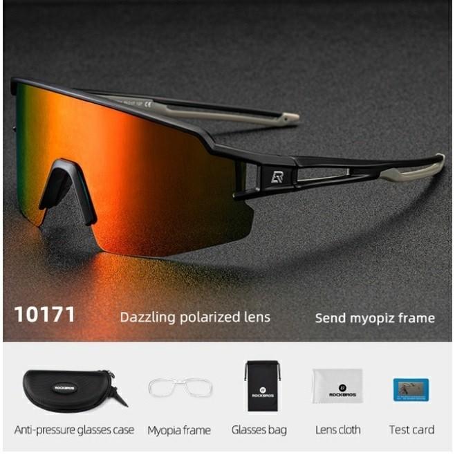 Gambar Kacamata Sepeda ROCKBROS 10171 Polarized Anti UV Frame Original Gowes - 10171 dari Rockbrosindo undefined Tokopedia