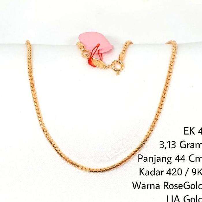 Gambar kalung EMAS ASLI Kadar 375 / 8K ( TOKO MAS LIA GOLD BEKASI ) - EK 4 dari WAHID MARTSW undefined Tokopedia