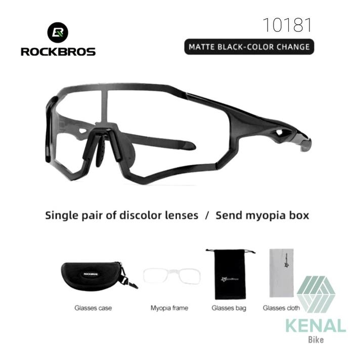 Gambar Kacamata Sepeda ROCKBROS 10182 Polarized Anti UV Frame Hitam Merah - 10181 dari Rockbrosindo undefined Tokopedia