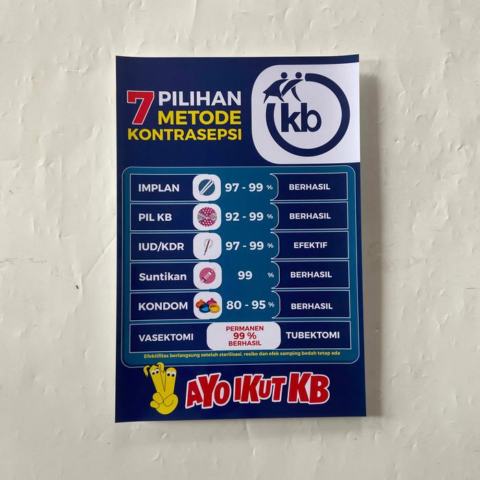 Gambar Poster Pilihan KB/Kontrasepsi - 1 Poster KB dari Sahabat Sejasa undefined Tokopedia