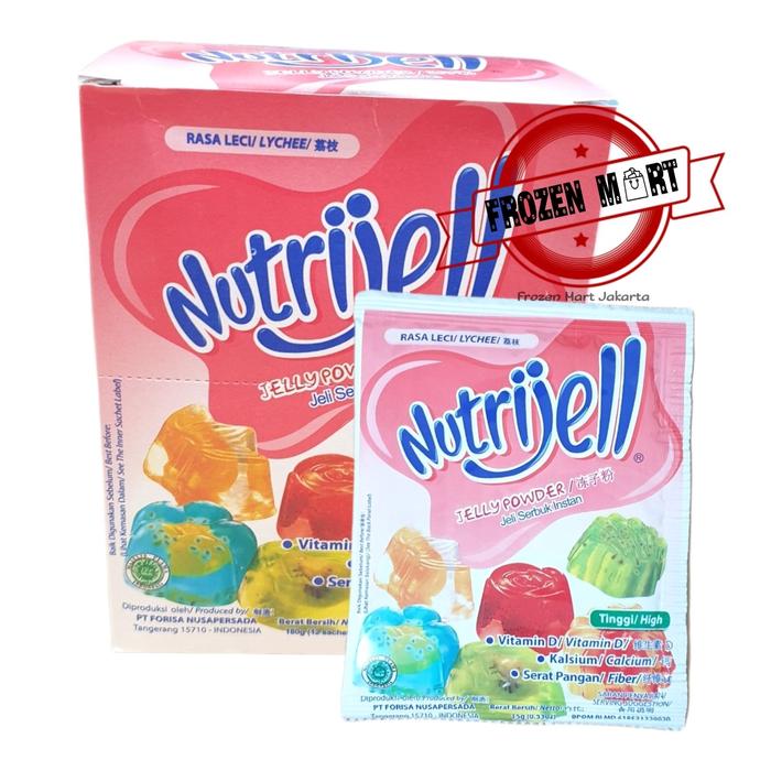 Gambar NUTRIJELL Ekonomis Jelly Powder / Bubuk Agar Instant All Variant - Leci 10G dari Frozen Mart Jakarta undefined Tokopedia