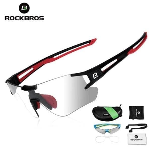 Gambar Kacamata Sepeda ROCKBROS 10127 Biru Gowes Photocromic UV 400 Lari Ori - 10125 dari Rockbrosindo undefined Tokopedia