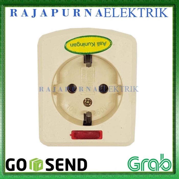 Gambar Stop Kontak arde Colokan 1 2 3 4 5 lubang lampu MEIKO SNI - 1 Lubang dari Rajapurna Elektrik Indonesia Kota Administrasi Jakarta Barat Tokopedia