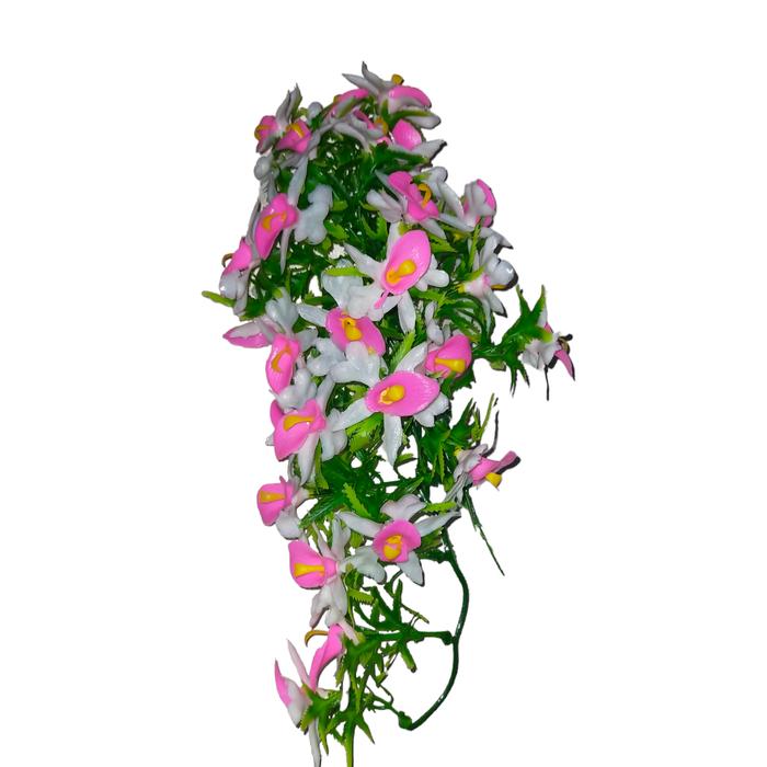 Gambar anggrek tempel dinding/bunga plastik/bunga hias/anggrek/ARTIFICIAL - Merah Muda dari Toko Bunga Fatih undefined Tokopedia