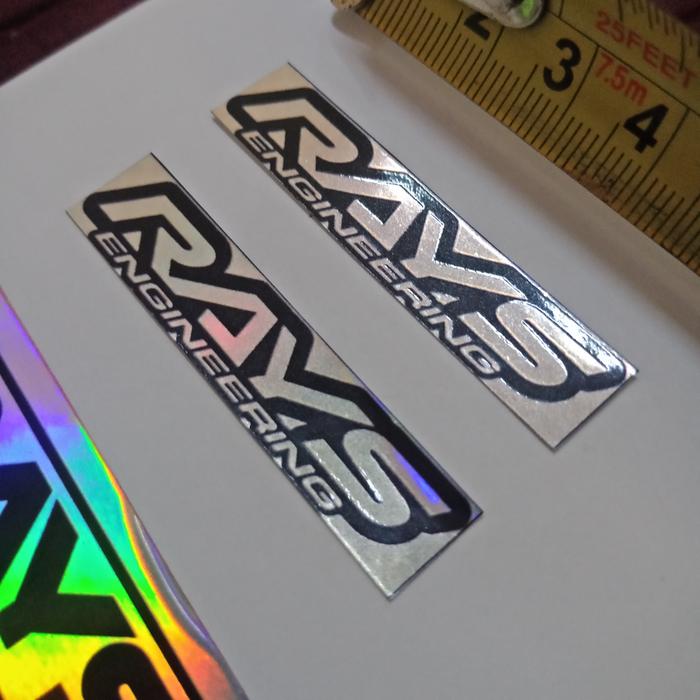 Gambar Stiker mobil rays engineering sport racing hologram laminasi glossy - medium dari richardforklift_NEW undefined Tokopedia