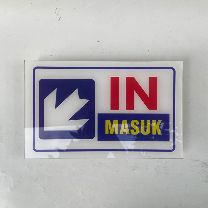 Gambar Akrilik Sign In (Masuk) - In (Masuk) dari Sahabat Sejasa undefined Tokopedia