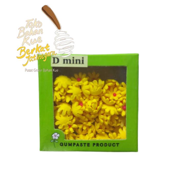 Gambar GUMPASTE D MINI / GUMPASTE BUNGA / HIASAN KUE - YELLOW dari Berkat Bekasi TBK undefined Tokopedia