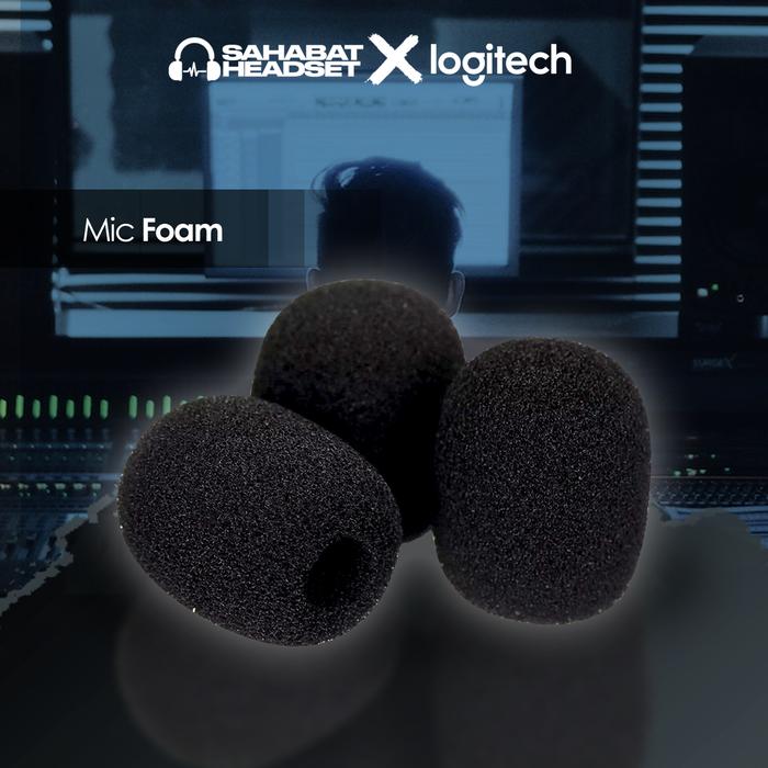 Gambar Earpad Ear Cushion Earcup Logitech H390 H600 H609 Foam Busa Bantalan - Mic Foam dari sahabatheadset. undefined Tokopedia