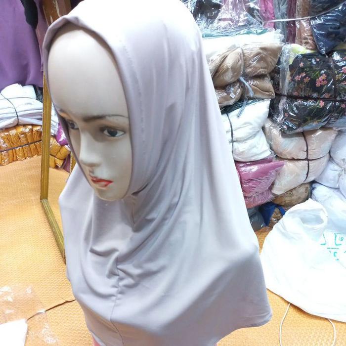 Gambar Hijab Malaysia / Hijab Arab / Jilbab Non Pet Yersy - Khaki dari Al-Fauzian undefined Tokopedia