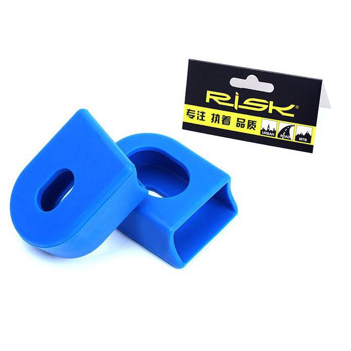 Gambar Karet Silicone Pelindung Crank Arm Engkol Cover Protector Sepeda - Biru dari urdasi official undefined Tokopedia