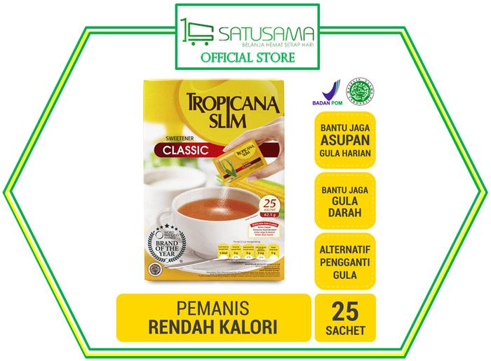Gambar TROPICANA SLIM SWEETENER - CLASSIC 25'S dari satusamaonline undefined Tokopedia