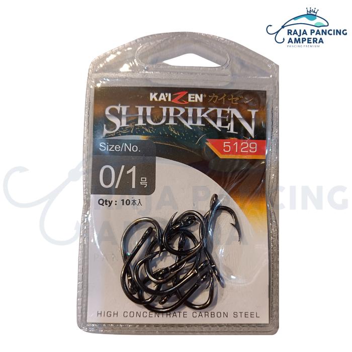 Gambar Mata Pancing Kaizen Shuriken - 0/1 dari Raja Pancing Ampera undefined Tokopedia