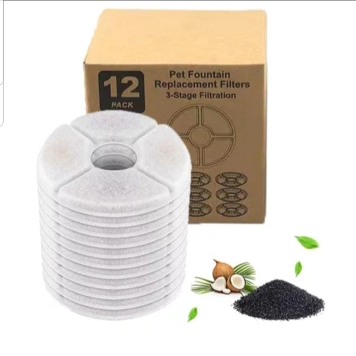 Gambar Filter Pengganti Pet Water Fountain Tempat Minum Kucing - Bulat dari SB Powertools undefined Tokopedia