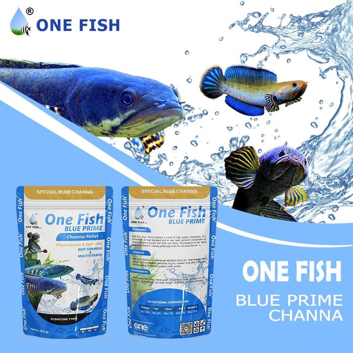 Gambar Pakan pelet ikan channa red yellow blue prime One fish 100 gram dari JR Store aquarium undefined 4 Tokopedia