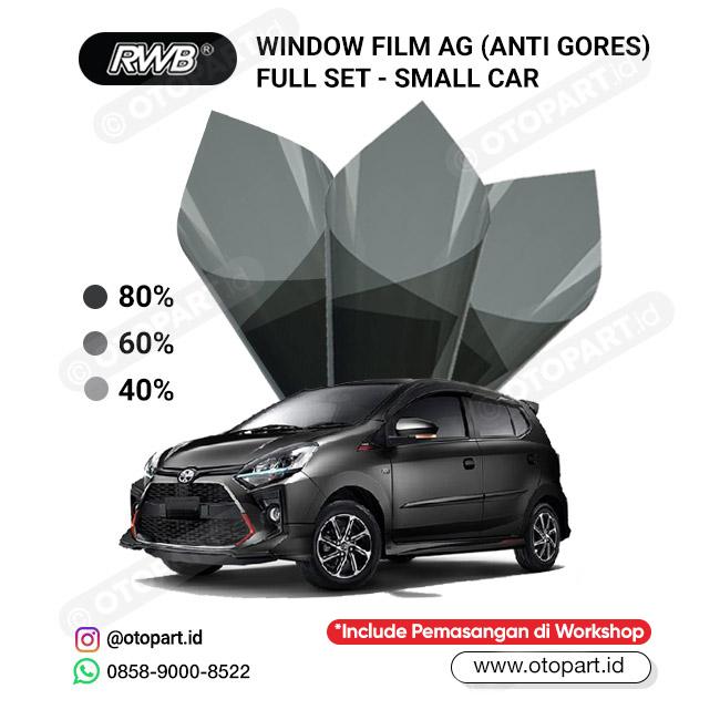 Gambar Kaca Film Mobil AG Paket Full Set RWB + Pasang - Small dari OTOPART.id Aksesoris Mobil undefined Tokopedia