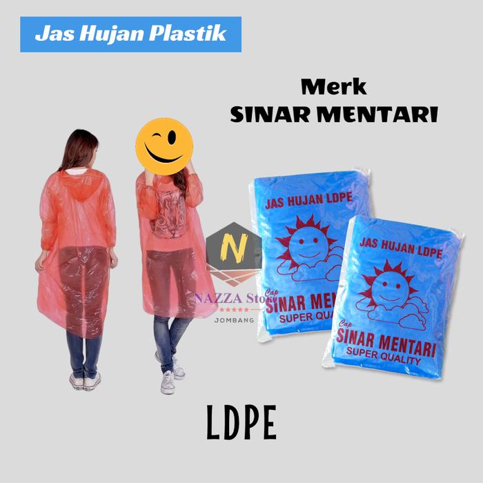 Gambar Jas Hujan Plastik Tipis Ponco 1 pcs - Re kuang dari NAZZA STORE JOMBANG undefined 5 Tokopedia