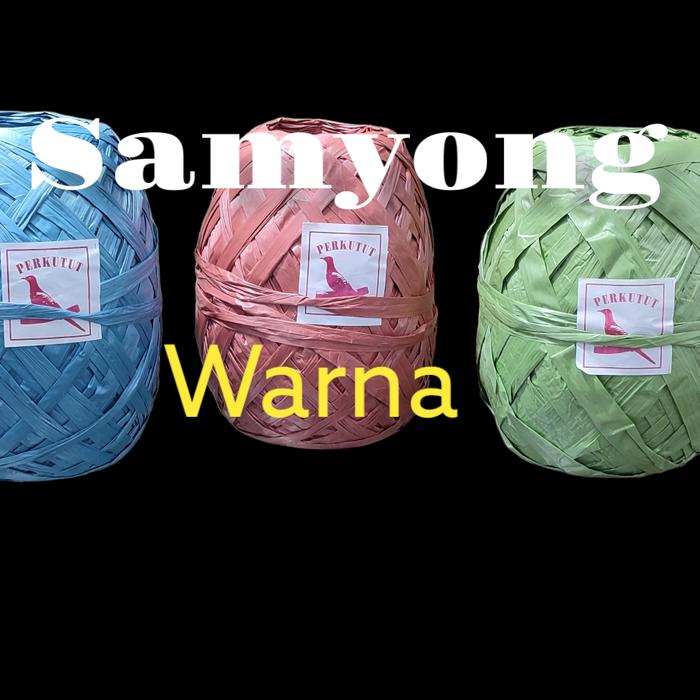 Gambar Tali Rafia Tali rumput Jepang 1kg - Warna dari samyong shop undefined Tokopedia