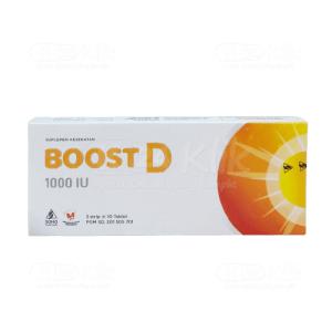 Gambar BOOST D 1000IU TABLET (1 Strip isi 10 Tablet) dari K24Klik undefined Tokopedia