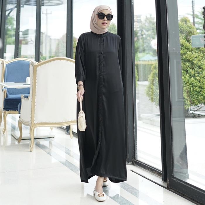 Gambar Abashe Abaya - MARVSHE - black dari Marvshe undefined Tokopedia