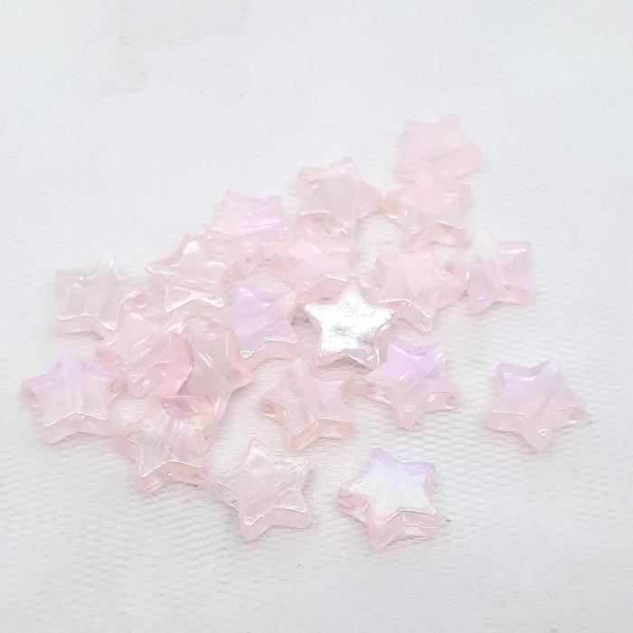 Gambar Mota Manik Bintang Glossy AB - Baby Pink dari Mariposa Craft undefined Tokopedia