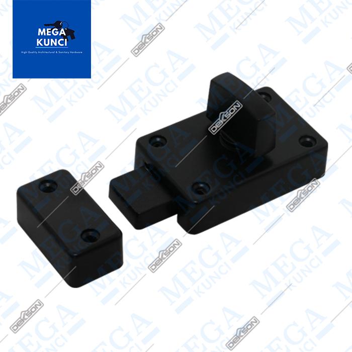 Gambar Grendel Putar / Slot Pintu Hitam DEKKSON DB AL 805 BK dari Mega Kunci undefined Tokopedia