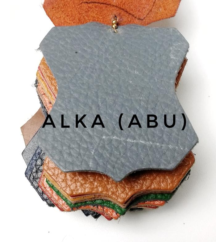 Gambar Sepatu Kulit Wanita Sepatu Teplek Sepatu Garut - Abu-abu, 37 dari ALKALEATHER undefined Tokopedia