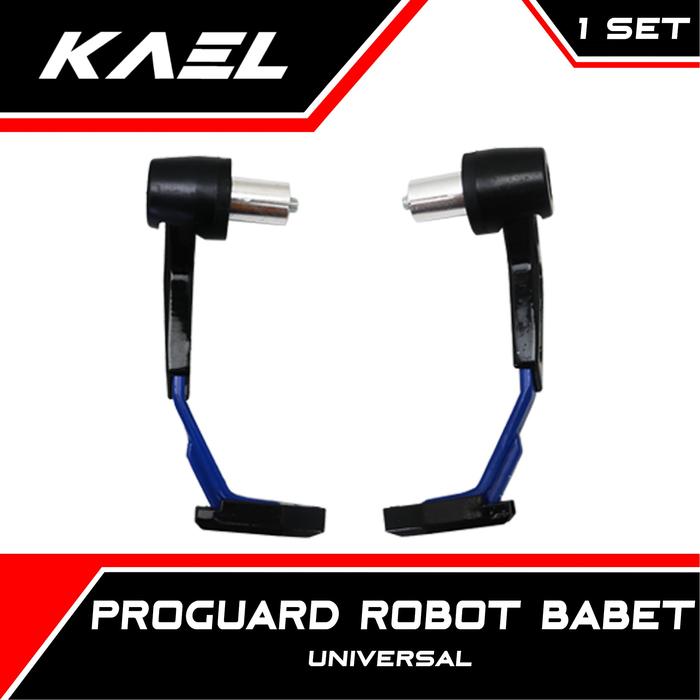 Gambar Proguard Robot Babet Motor Bebek-Matic-Sport Universal Pro-Hand Guard - Biru dari KAEL Official Store undefined Tokopedia