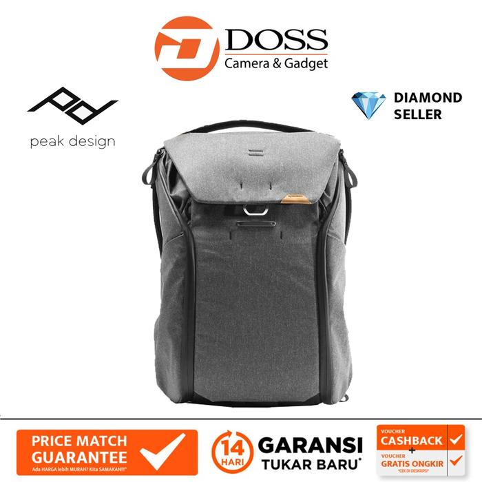 Gambar Peak Design BEDB-30-MN-2 Everyday Backpack v2 - Charcoal dari DOSS Camera & Gadget undefined Tokopedia