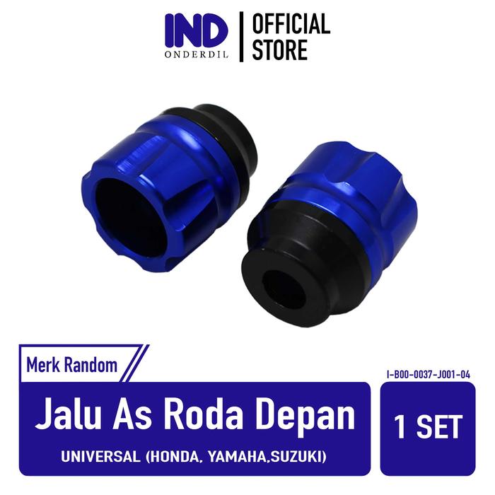 Gambar Jalu As Roda Depan Variasi Model Corong Full CNC 1 Set-2 Pcs Merah-Bir - Biru dari IND Onderdil undefined Tokopedia