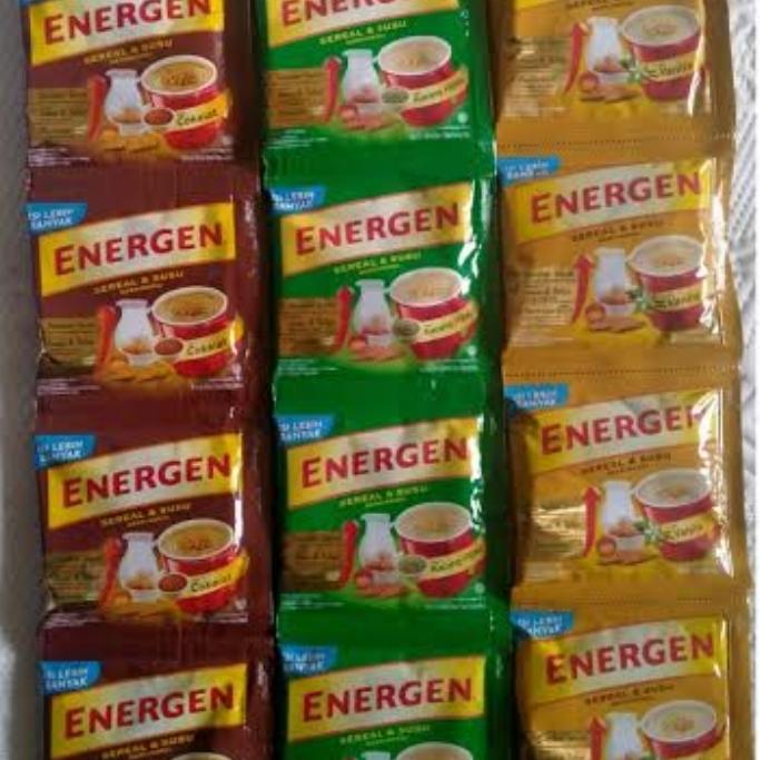 Gambar Energen renceng kemasan baru - kacang hijau dari Tokofaizia undefined Tokopedia