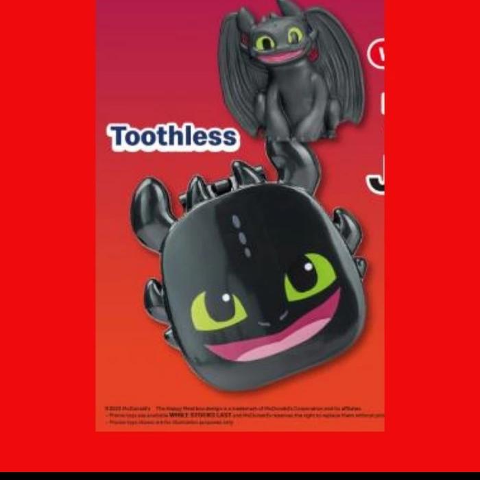 Gambar Happy Meal Dreamworks Shrek Toothless Po Tigress Alex Poppy Branch bos - toothless dari Ichigou Mugen Daimaru undefined Tokopedia