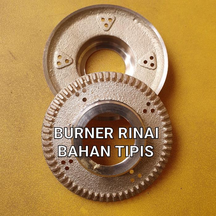 Gambar BURNER KUNINGAN KECIL KOMPOR GAS RINNAI 511 522 C E 602 603 E ORIGINAL - BAHAN TIPIS dari angga djaya undefined Tokopedia
