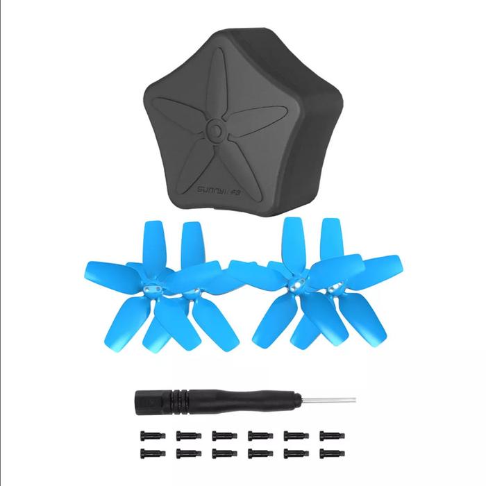 Gambar Sunnylife 2 Pairs Propellers With Storage Box Protective for DJI Avata - Biru dari Devil Store Indonesia undefined Tokopedia